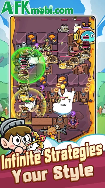 Garden Builder: Roguelike TD - Ngăn bọn slime chạm tới gà quay Garden Builder: Roguelike TD - Ngăn bọn slime chạm tới gà quay
