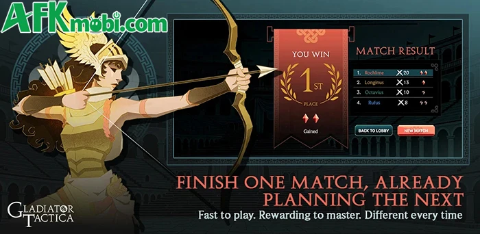 Gladiator Tactica: Gầy dựng đội võ sĩ giác đấu trong các trận đấu trí Gladiator Tactica: Gầy dựng đội võ sĩ giác đấu trong các trận đấu trí