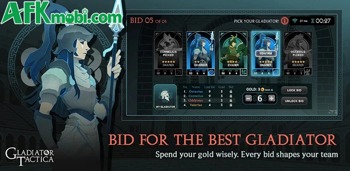 Gladiator Tactica: Gầy dựng đội võ sĩ giác đấu trong các trận đấu trí Gladiator Tactica: Gầy dựng đội võ sĩ giác đấu trong các trận đấu trí