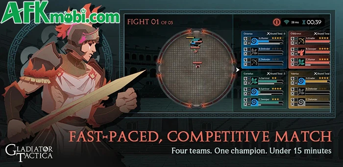 Gladiator Tactica: Gầy dựng đội võ sĩ giác đấu trong các trận đấu trí Gladiator Tactica: Gầy dựng đội võ sĩ giác đấu trong các trận đấu trí