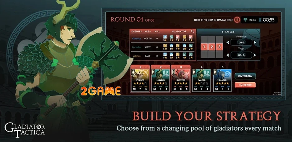 Gladiator Tactica Mobile – Đấu trường sinh tồn 15 phút nghẹt thở