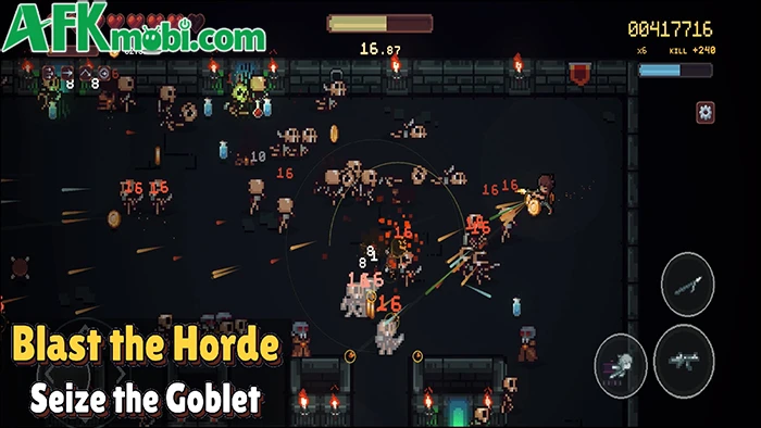 Goblet Rush game hành động arcade với phong cách đồ họa pixel