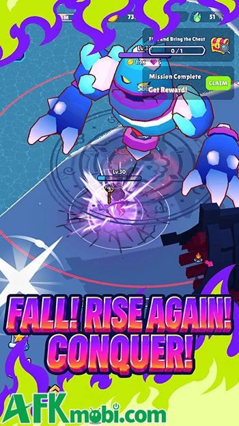 Hell Hero: Idle RPG – game nhập vai phát triển sức mạnh để thoát khỏi địa ngục