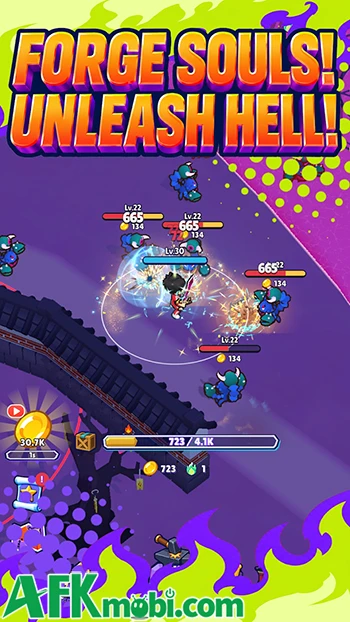 Hell Hero: Idle RPG – khiêu chiến Boss để mở khóa vùng đất mới