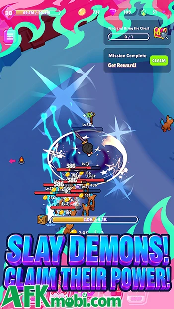 Hell Hero: Idle RPG – chiến đấu tiêu diệt quỷ dữ để phát triển nhân vật