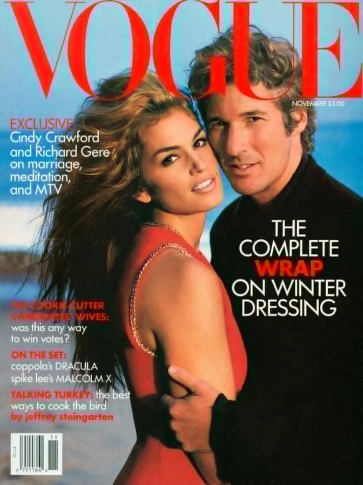 Hôn nhân chóng vánh của Cindy Crawford và Richard Gere