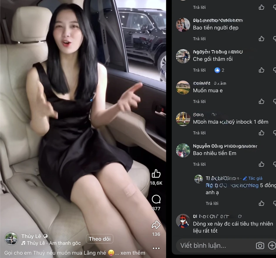 Hot girl sale xe Thủy Lê đập tan lời đồn nhạy cảm của cư dân mạng Hot girl sale xe Thủy Lê đập tan lời đồn nhạy cảm của cư dân mạng
