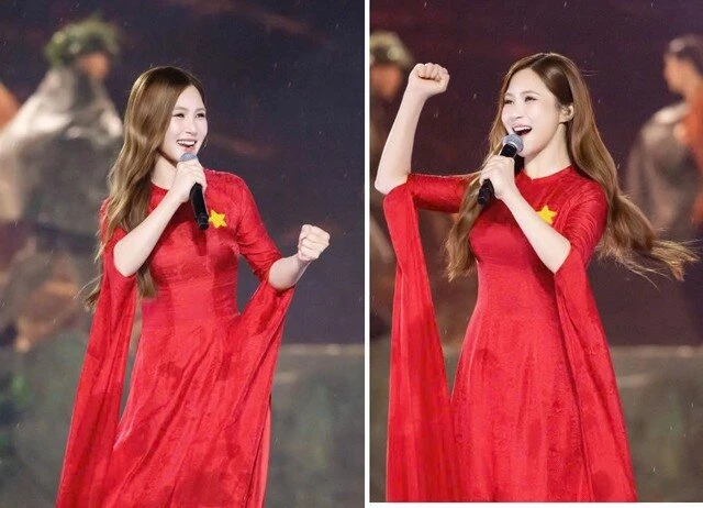 Hương Tràm hát giọng miền Tây trong concert quốc gia