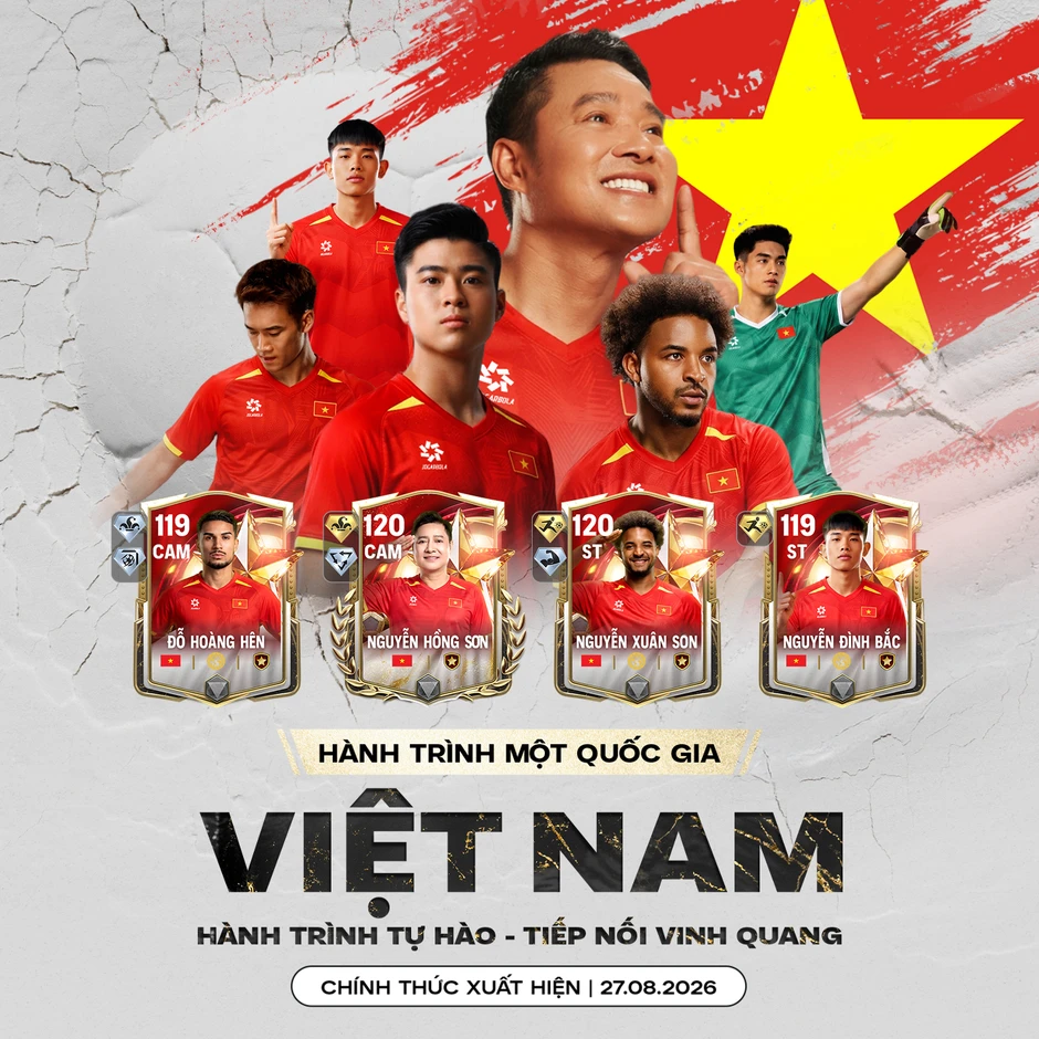 Huyền thoại Hồng Sơn chính thức ra mắt FC Mobile VN – Thẻ ANS Việt Nam với OVR vượt trội
