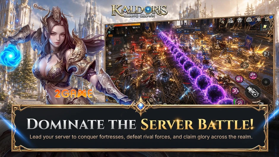 Kaldoris: Rising Crown khơi dậy bản năng chinh phục của game thủ mê cày cuốc
