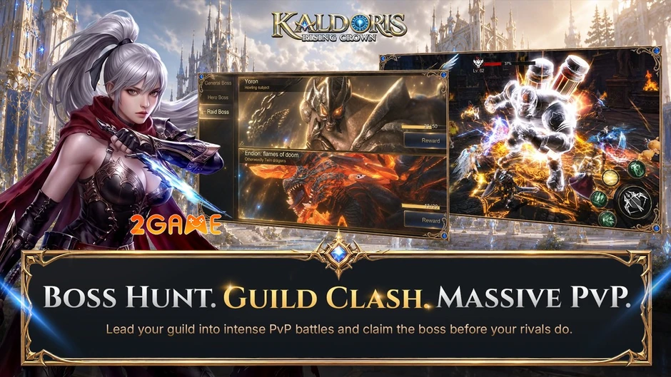 Kaldoris: Rising Crown khơi dậy bản năng chinh phục của game thủ mê cày cuốc