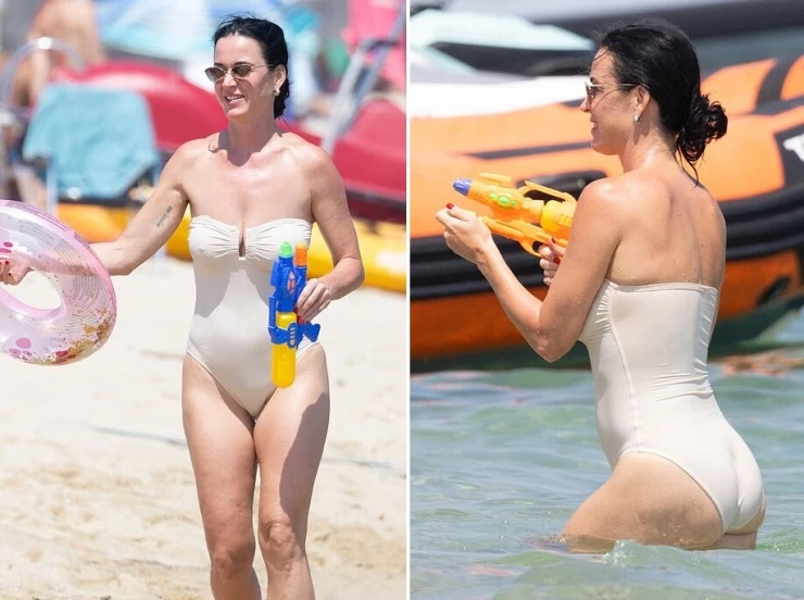 Katy Perry quấn quýt bạn trai trong kỳ nghỉ kỷ niệm một năm yêu