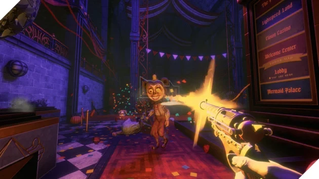 Khám phá Twisted Tower - tựa game kinh dị mang phong cách BioShock trong công viên giải trí