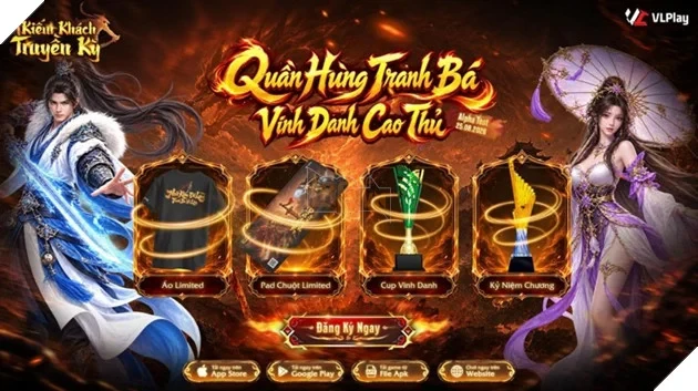 Kiếm Khách Truyền Kỳ chính thức mở đăng ký trước – tái hiện thời hoàng kim MMORPG game net Việt Nam