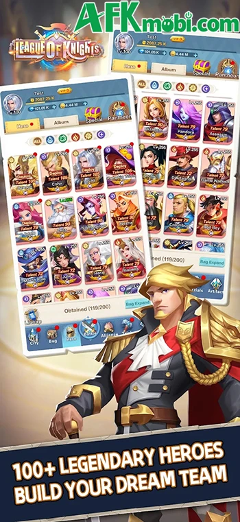 League of Knights game đấu tướng chiến thuật theo lối loạn chiến