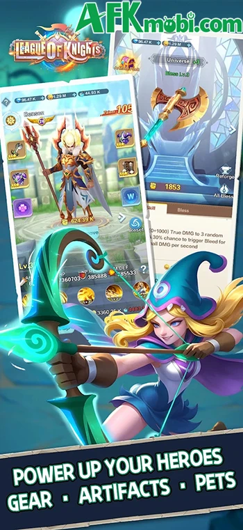League of Knights game đấu tướng chiến thuật theo lối loạn chiến