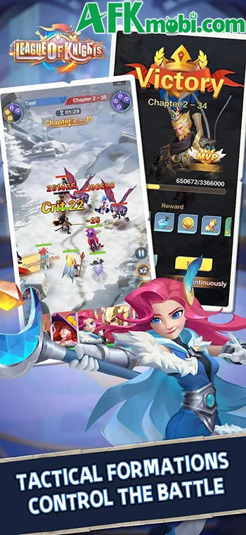 League of Knights game đấu tướng chiến thuật theo lối loạn chiến