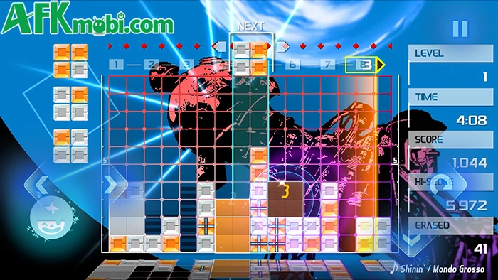 LUMINES REMASTERED Mobile game giải đố kết hợp âm nhạc