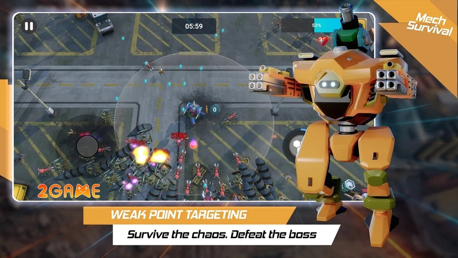 Mech Survival - "Cơn bão thép" bắn súng sinh tồn cực cuốn