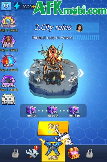 Mech Transformers game gầy dựng những khu căn cứ để phòng thủ