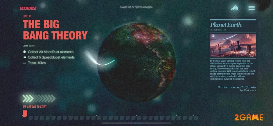 MoonDust: Cosmic Journey – Du hành giữa những thế giới ngoài hành tinh tuyệt đẹp