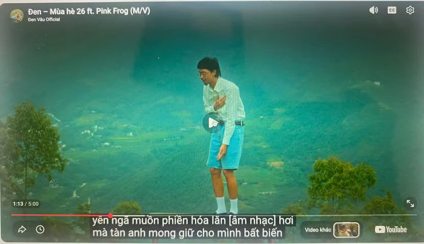 MV mới của Đen Vâu đầy lỗi phụ đề: Những “hạt sạn” đáng tiếc và dấu hỏi về sức hút