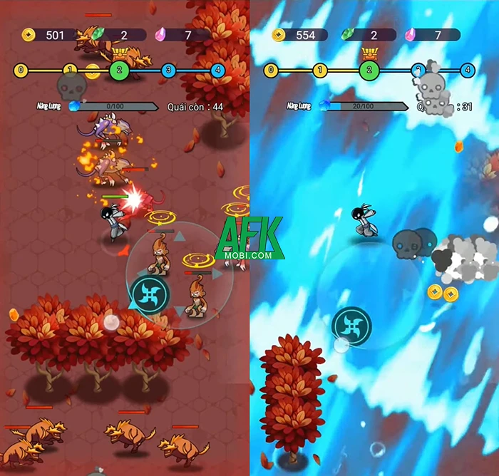 Ninja Ma Thuật game hành động màn hình dọc có dung lượng cực nhẹ