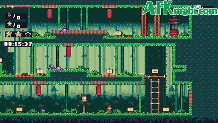 Ninjora Echoes Mobile game hành động platformer cuộn cảnh 2D