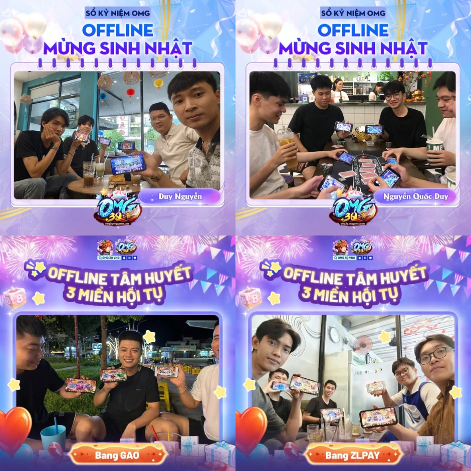 Game thủ OMG 3Q - VNG tổ chức offline bang hội gắn kết cộng đồng Game thủ OMG 3Q - VNG tổ chức offline bang hội gắn kết cộng đồng