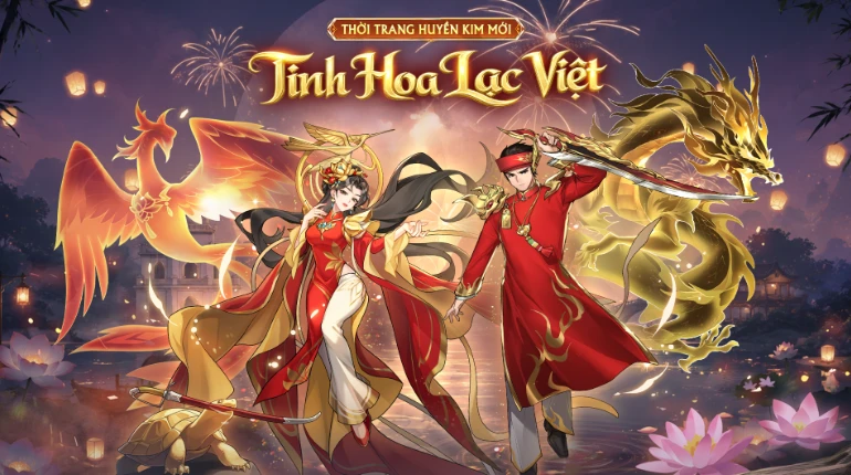 Bộ thời trang Tinh Hoa Lạc Việt lấy cảm hứng từ áo dài trong OMG 3Q - VNG Bộ thời trang Tinh Hoa Lạc Việt lấy cảm hứng từ áo dài trong OMG 3Q - VNG