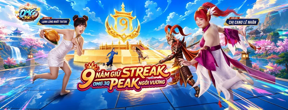 OMG 3Q - VNG tròn 9 năm đồng hành cùng game thủ trong dòng game đấu tướng chiến thuật Tam Quốc OMG 3Q - VNG tròn 9 năm đồng hành cùng game thủ trong dòng game đấu tướng chiến thuật Tam Quốc