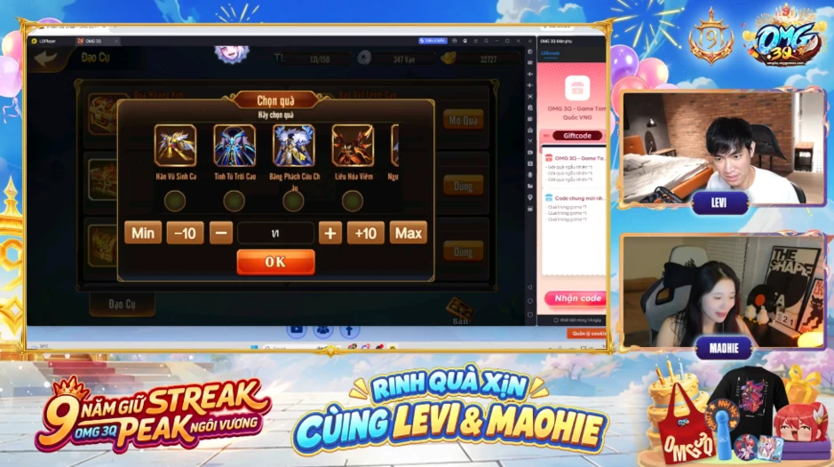 Levi và Mao Hie khám phá Túi Chọn Thời Trang Ám Kim của OMG 3Q - VNG