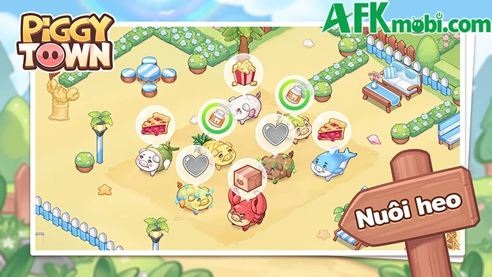 Piggy Town game mô phỏng nuôi heo cập bến thị trường Việt Nam
