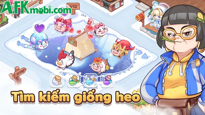 Piggy Town game mô phỏng nuôi heo cập bến thị trường Việt Nam