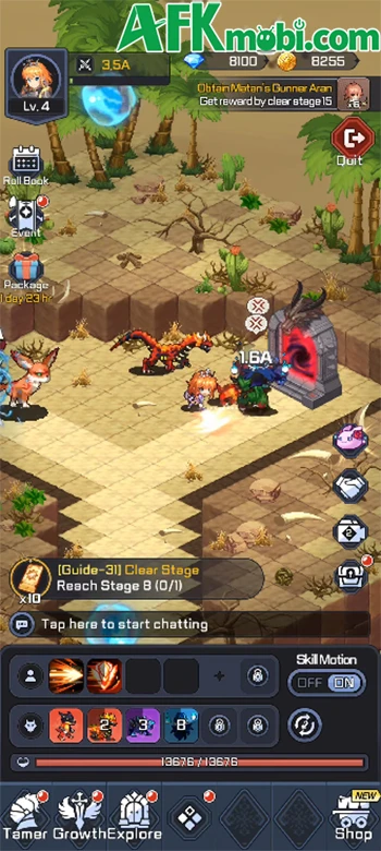 Pixel Tamerz – game phát triển nhân vật và sinh vật linh hồn độc đáo