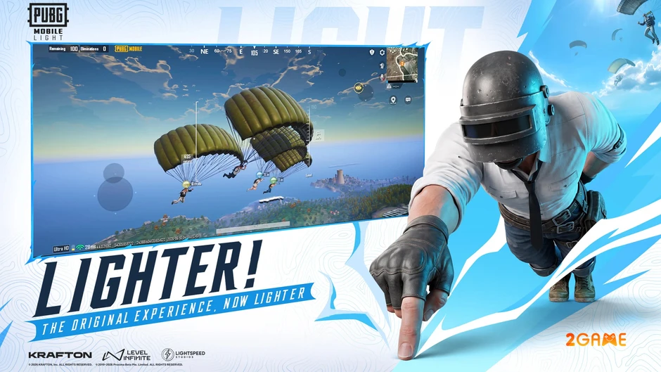 PUBG Mobile Light mở đăng ký trước: bản game nhẹ giữ nguyên chế độ battle royale