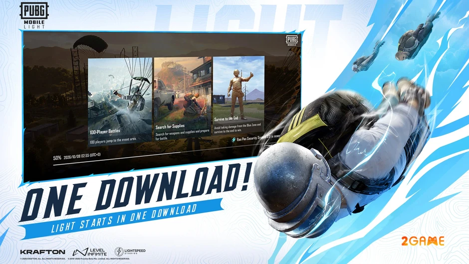 PUBG Mobile Light cho phép chọn bản đồ và chế độ tải xuống linh hoạt