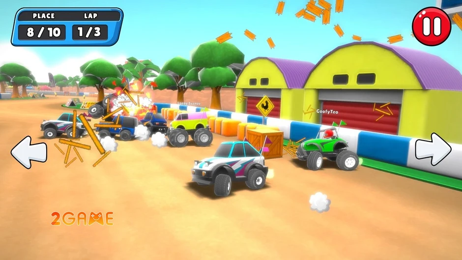 Race Riot: Car Crash - Cú "nhấn ga" đầy phá cách so với game đua xe truyền thống