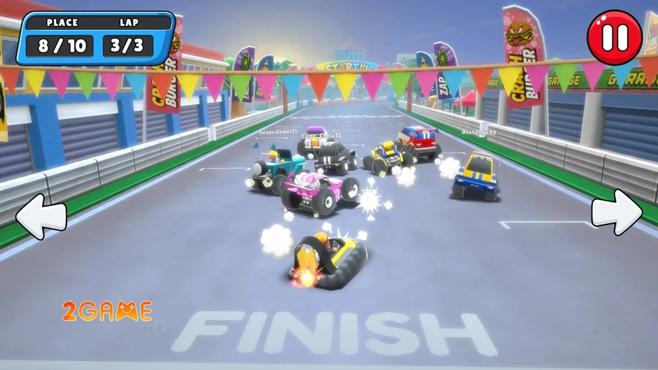 Race Riot: Car Crash - Cú "nhấn ga" đầy phá cách so với game đua xe truyền thống