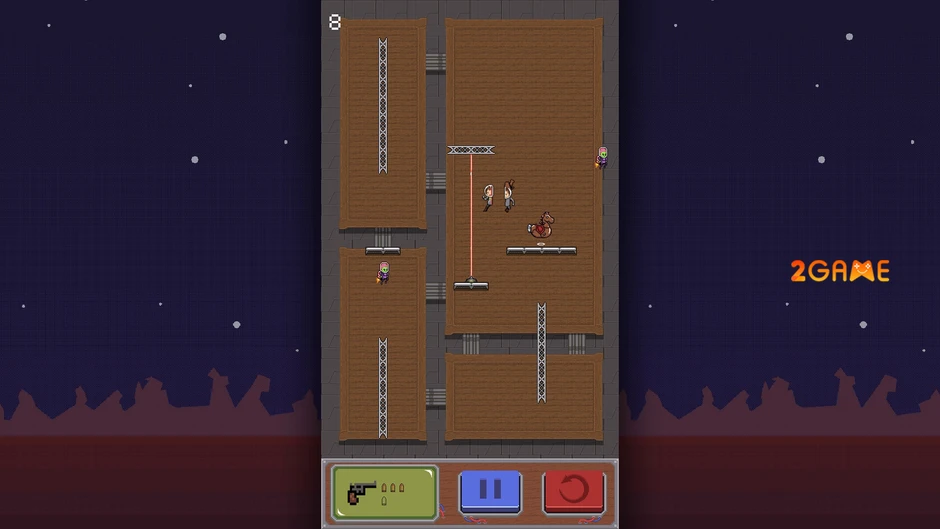 Shoot’em & Scoot’em – game bắn súng giải đố độc đáo với khẩu súng kiêm nút di chuyển