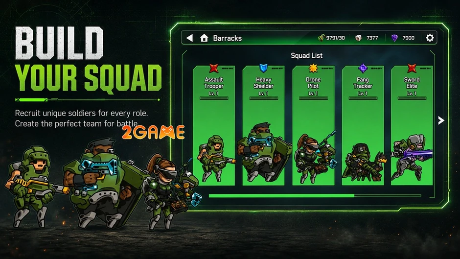 Soldier Defense - Roguelite thẻ bài kết hợp thủ thành tạo nên cơn sốt sinh tồn mới mẻ