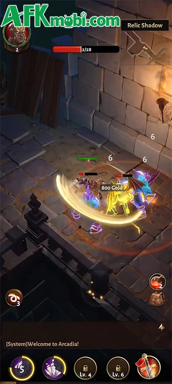 Storm of Blades cho bạn chiến đấu khám phá các hầm ngục tối