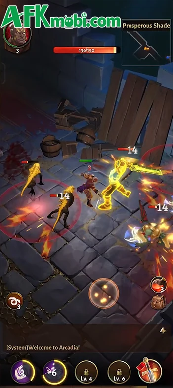 Storm of Blades cho bạn chiến đấu khám phá các hầm ngục tối