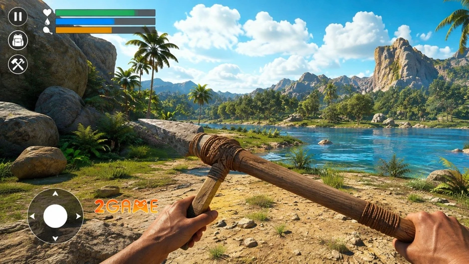 Survival Island Simulator - Khảo nghiệm sinh tồn bắt đầu từ một quả dừa