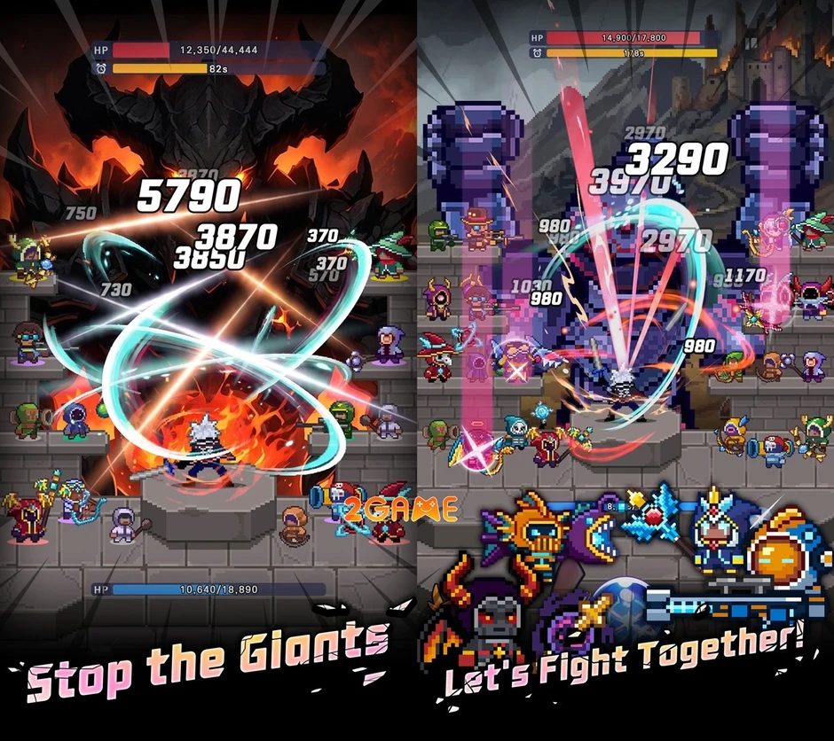 Tap Giants Mobile – trận chiến phòng thủ bức tường trước Titan khổng lồ Tap Giants Mobile – trận chiến phòng thủ bức tường trước Titan khổng lồ