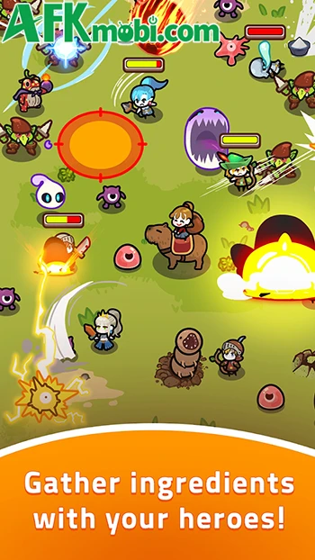 Tasty Monster Town cho săn quái vật để kinh doanh ẩm thực
