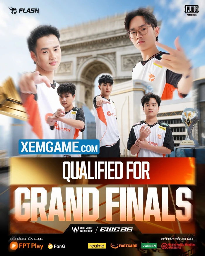 Team Flash Pubg Mobile hiên ngang giành vé vào thẳng Grand Finals EWC 2026