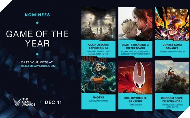 The Game Awards 2026 Chính Thức Được Công Bố Thời Điểm Diễn Ra
