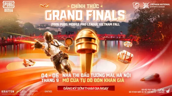 Hà Nội Đăng Cai Chung Kết Tổng Giải Đấu 2026 PUBG Mobile Pro League Vietnam Fall kenhtingame com thumb ha noi dang cai chung ket tong giai dau 2026 pubg mobile pro league vietnam fall 9fdb1787832832307 940w
