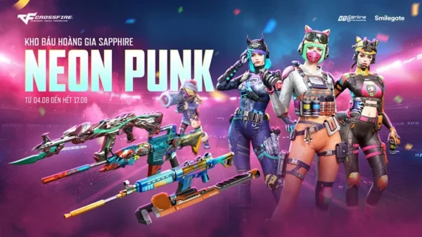 Trang Bị Của Game Thủ Crossfire Sẽ Lộng Lẫy Ánh Đèn Với Kho Báu Hoàng Gia Sapphire Neon Punk kenhtingame com thumb trang bi cua game thu crossfire se long lay anh den voi kho bau hoang gia sapphire neon punk f7cf1786028083180 940w